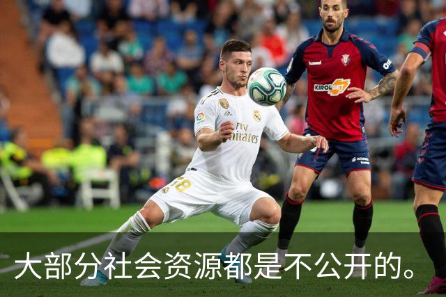大部分社会资源都是不公开的。