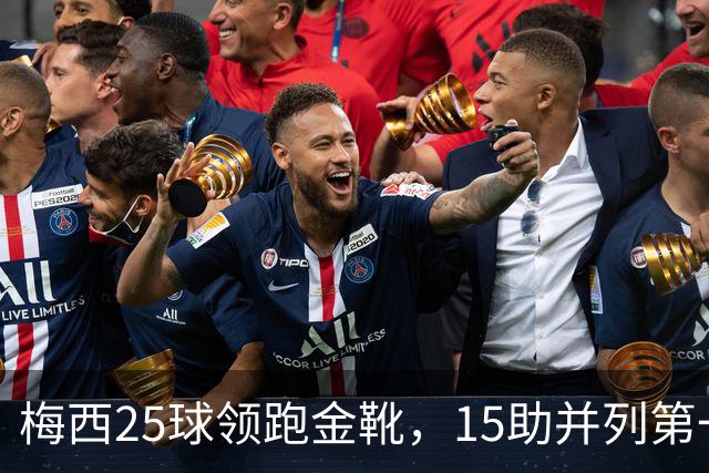 梅西25球领跑金靴，15助并列第一，跟队记者改口看好其拿MVP